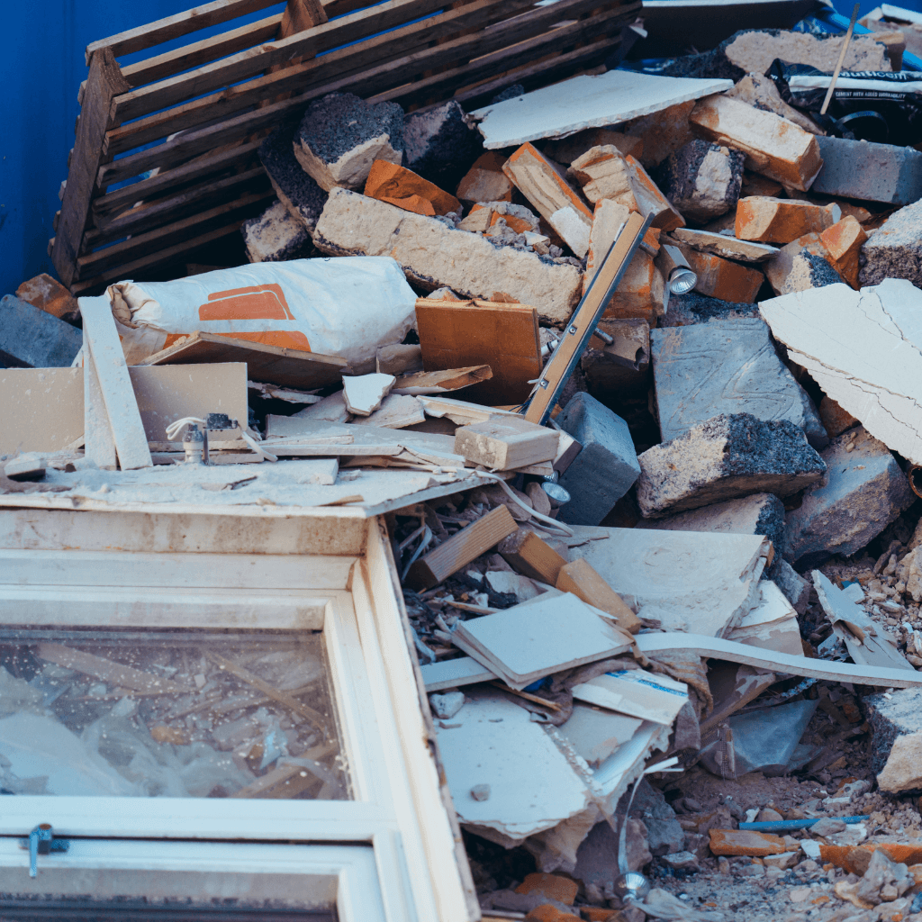 Construction debris cleaning