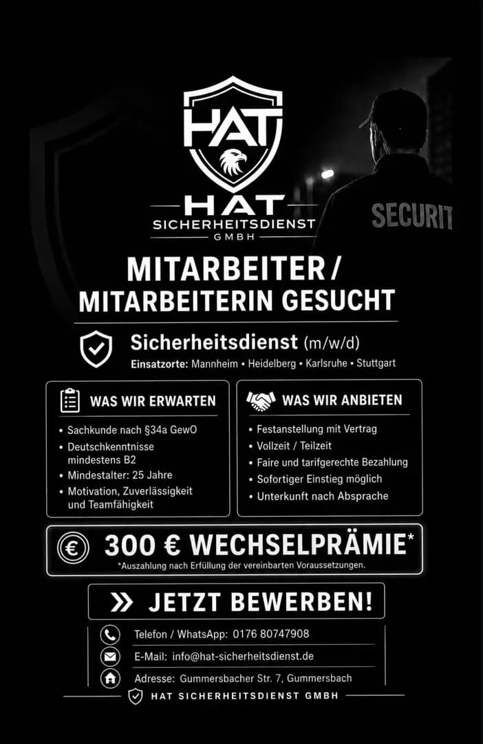 HAT Sicherheitsdienst Gmb - 1