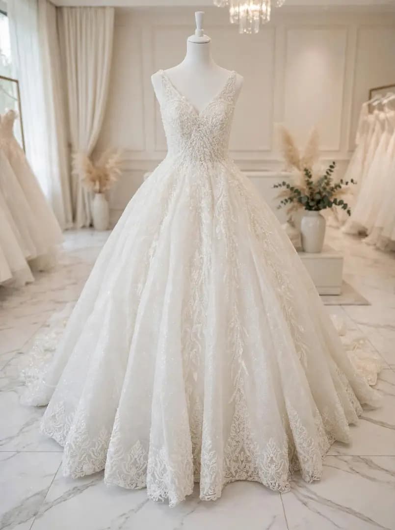 Hochzeitskleider. فساتين